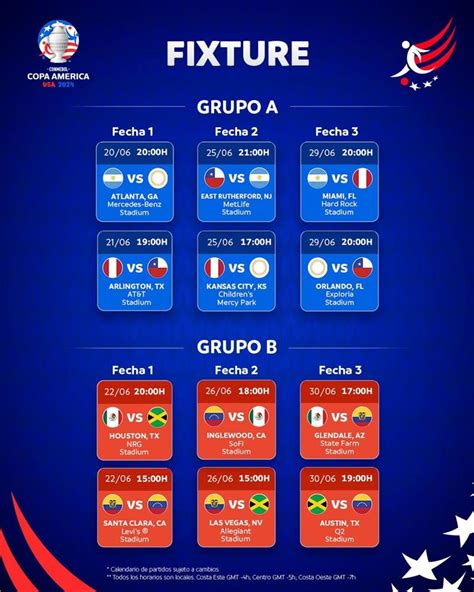 fixture argentina copa america 2024